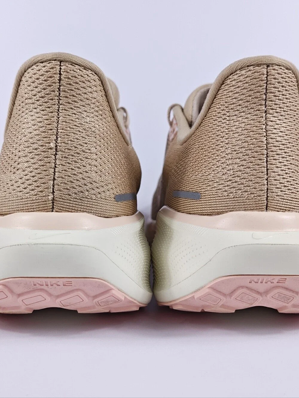 Nike Pegasus 41 Womens 10 Neutral Cushioned Road Running Shoes Beige Pink